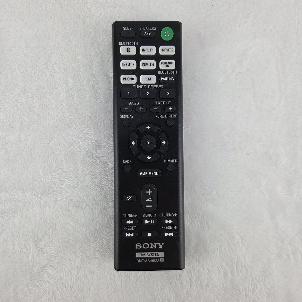 Sony RMT-AA400U Remote Control STR-DH190 Stereo Receiver Genuine OEM Tested
